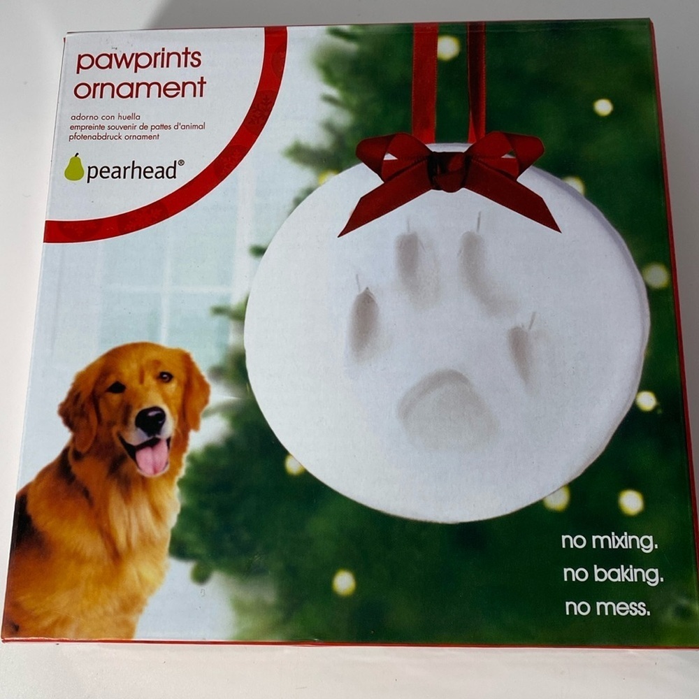 Pawprints Dog Paw Ornament Maker Kit NIB